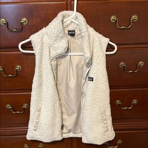 Patagonia Cream Fleece Vest